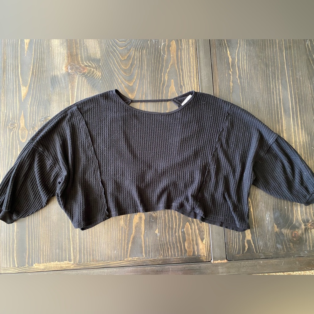 Cropped open back top